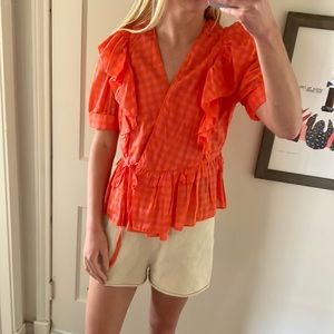 Jcrew gingham top